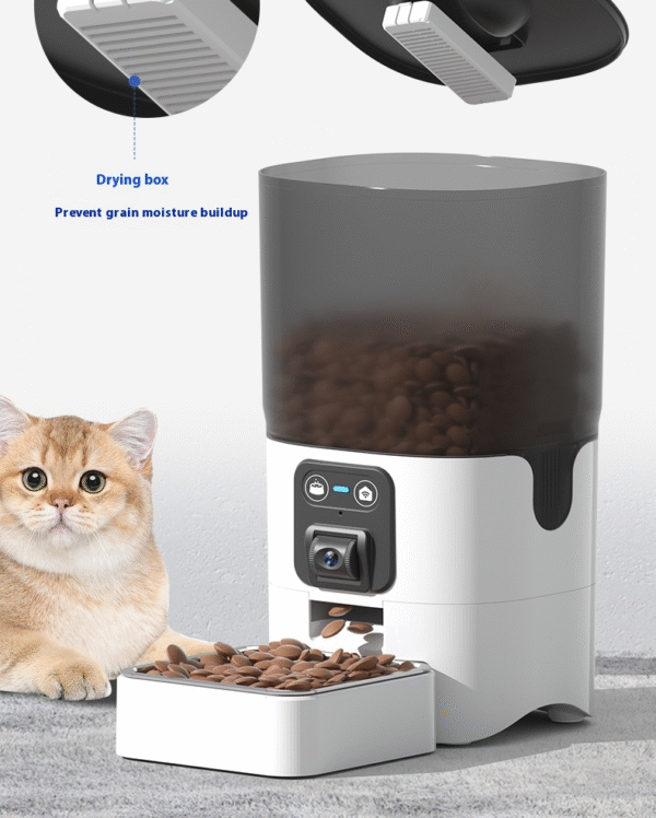 8f23aa4c-5005-411b-801c-785b1387e9af Smart Automatic Pet Feeder for Cats & Dogs - Timed & Quantitative Feeding Machine with 1080P HD Camera & WiFi Remote Control